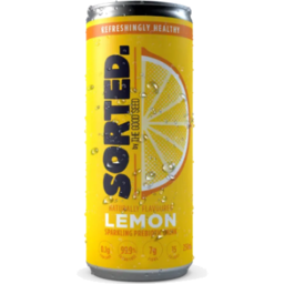 Photo of SORTED Lemon Sparkling Prebiotic Drink 