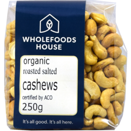 Photo of Wholefoods House Cashews Oven Roasted Organic