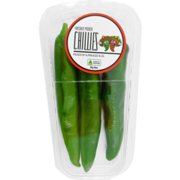 Photo of Freshly Picked Green Chillies Pack