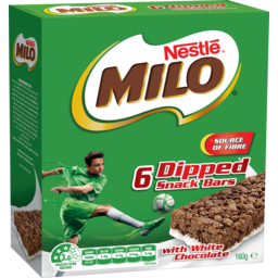 Photo of Nestle Milo Dipped Snack Bars With White Chocolate 6 Pack 160g