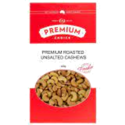 Photo of Premium Choice Roasted Unsalted Cashews 400g