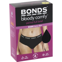 Photo of Bonds Bloody Comfy Period Undies Full Brief Size 12 