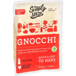 Photo of Simply Wize Gluten Free Gnocchi 500gm