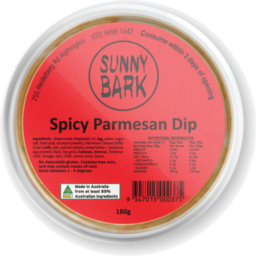 Photo of Sunny Bark Spicy Parmesan Dip 180gm