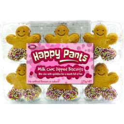 Photo of Bakers Collection Happy Pants Milk Choc Dipped Biscuits