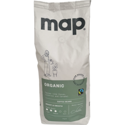 Photo of Map Organic Coffee Beans 1kg