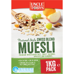 Photo of Uncle Tobys Natural Style Swiss Blend Muesli 1kg