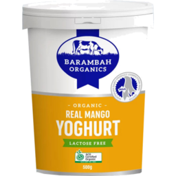Photo of Barambah Mango Yoghurt Lactose Free 500g