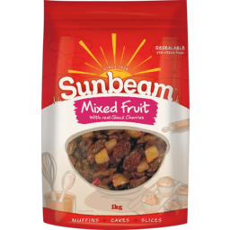 Photo of Sunbeam Mixed Fruit With Real Glace Cherries