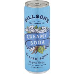 Photo of Billson's Creamy Soda Classic Soda 355ml 355ml