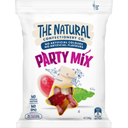 Photo of The Natural Confectionery Co. Party Mix Lollies 240g