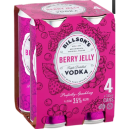 Photo of Billsons Berry Jelly Sparking Vodka 355ml