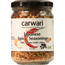 Photo of Carwari Organic Japanese Spicy Chilli Sesame Garlic Onion Seasoning