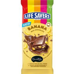 Photo of Life Savers Milk Chocolate Banana Chocolate Block