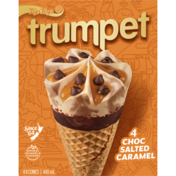 Photo of Tip Top Trumpet Chocolate Salted Caramel 4 Pack