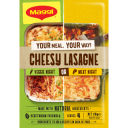 Photo of Maggi Recipe Base Cheesy Lasagne Natural 26g