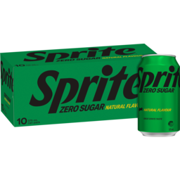 Photo of Sprite Zero/Diet/Light Sprite Zero Sugar Lemonade Soft Drink Multipack Cans 10x375ml
