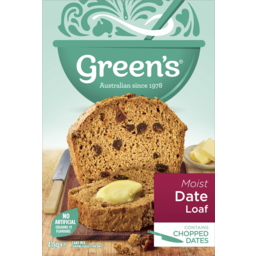 Photo of Greens Moist Date Loaf Cake Mix