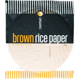 Photo of Spiral - Brown Rice Paper Wraps 200g