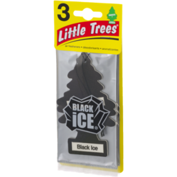 Photo of Little Trees Air Fresheners Black Ice - 3pk