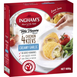 Photo of Ingham's Ingham 'S Table Pleasers 4 Chicken Kievs Creamy Garlic 600g