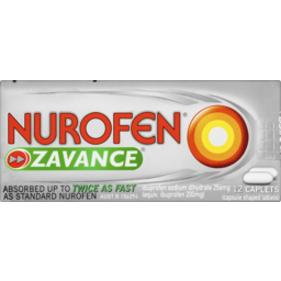 Photo of Nurofen Zavance Ibuprofen Caplets 12 Pack