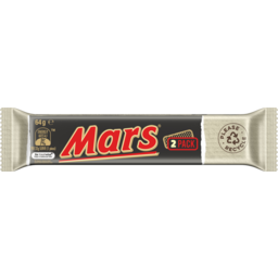 Photo of Mars Chocolate Bar 2 Pack 64g