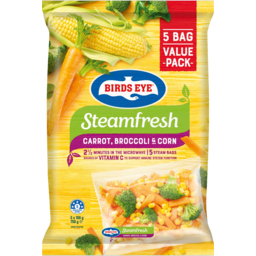 Photo of Birds Eye Steamfresh Carrot Broccoli & Corn Mix 5 Pack Value Pack