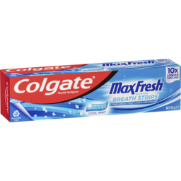 Photo of Colgate Max Fresh Toothpaste, , With Mini Breath Strips, Cool Mint 115g