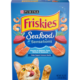 Photo of Friskies Dry Cat Food Seafood Sensations 459g