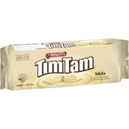 Photo of Arnott's Tim Tam Chocolate Biscuits White Chocolate 165g 165g