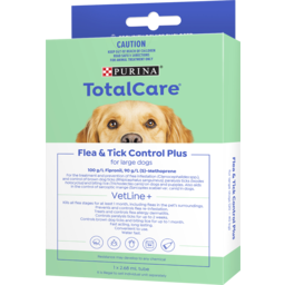 Photo of Purina Total Care Flea & Tick Control Plus For Large Dogs (20 - 40kg) 1 X 2.65ml Tube 