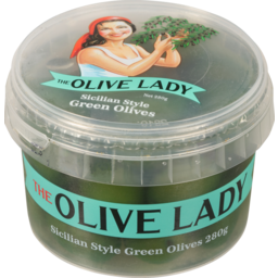 Photo of The Olive Lady Sicilian Style Green Olives 