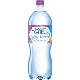 Photo of Mt. Franklin Mount Franklin Lightly Sparkling Water Passionfruit 1.25l Bottle 