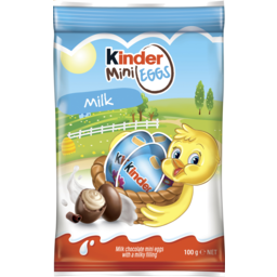 Photo of Kinder Milk Chocolate Mini Eggs 100g