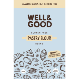 Photo of Well & Good Gluten Nut & Dairy Free Pastry Flour Blend 400g