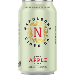 Photo of Napoleone Cider Co Crisp Apple Cider 24pk