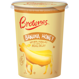 Photo of Brownes Banana Honey Natural Yoghurt With Real Fruit