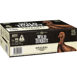 Photo of Wild Turkey And Cola 24 X 375ml Can