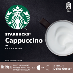 Photo of Starbucks Cappuccino Instant Coffee 12 Capsules