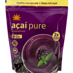 Photo of Amazonia Açaí Pure Unsweetened Frozen Pulp Superfood Packs 4.0x100g