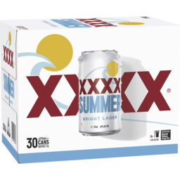 Photo of XXXX Summer Bright Lager Cans