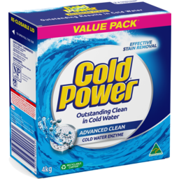 Photo of Cold Power Advanced Clean, Powder Laundry Detergent,