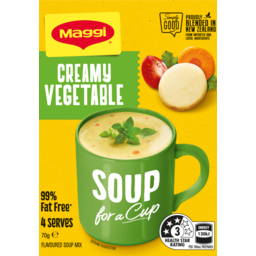 Photo of Maggi Soup For A Cup Creamy Vegetable 4 Pack