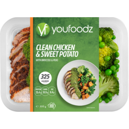 Photo of Youfoodz Clean Chicken & Sweet Potato With Broccoli & Peas Ready To Eat Fresh Meal