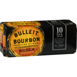 Photo of Bulleit Bourbon And Cola 6% 10 Pack 375ml