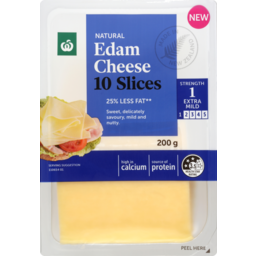 Photo of WW Cheese Slices Natural Edam