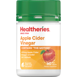 Photo of Healtheries Apple Cider Vinegar 60 Pack