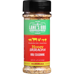 Photo of Lanes BBQ Honey Sriracha Rub/Seasoning 130g
