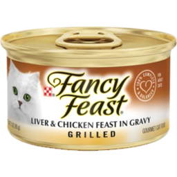 Photo of Purina Fancy Feast Grilled Liver & Chicken Feast In Gravy Cat Food 85g